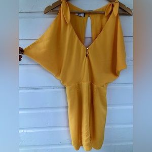Dolce Vita Yellow Mini Dress Size Small